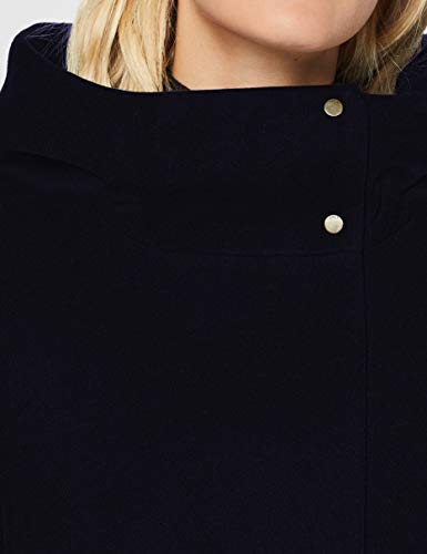 Only Onlmaddie Rianna Hooded Wool Coat CC Otw Abrigo, Azul (Night Sky Detail: Melange), Small para Mujer