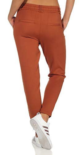 Only ONLPOPTRASH Easy Colour Pant PNT Noos Pantalones, Marrón (Ginger Bread Ginger Bread), 36W / 34L para Mujer