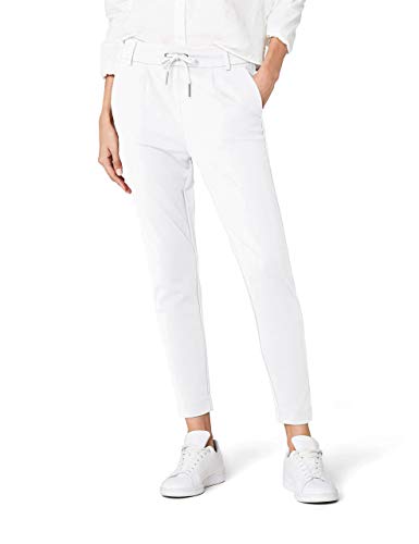 Only Onlpoptrash Easy Colour Pant Pnt Noos, Pantalones para Mujer, Blanco (Cloud Dancer), W34/L32 (Talla del fabricante: X-Small)