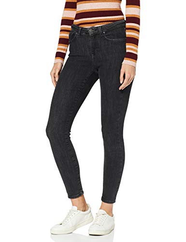 Only Onlpower Mid Push Up SK Jea Rea3722 Vaqueros, Medium Grey Denim, 32 Large para Mujer