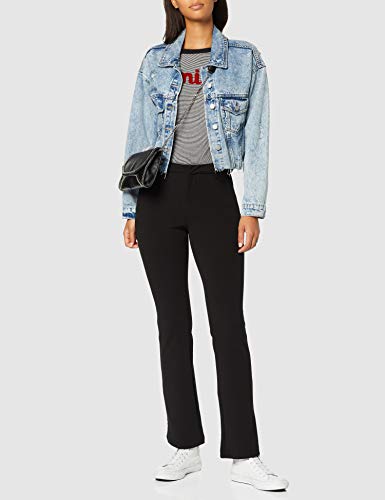 Only ONLROCKY Mid Flared Pant TLR Noos Pantalones, Negro (Black Black), 38/L30 (Talla del Fabricante: Medium) para Mujer