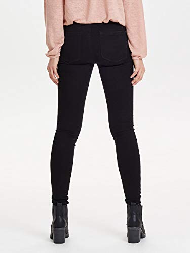 Only Onlroyal High Sk Jeans Pim600 Noos, Jeans Skinny para Mujer, Negro (Black), S (Talla Fabricante:32)