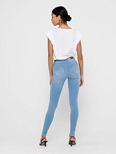 Only onlROYAL HW SK Jeans BB BJ13333 Noos Vaqueros Skinny, Azul (Light Blue Denim Light Blue Denim), 40W x 34L (Talla del Fabricante: M) para Mujer