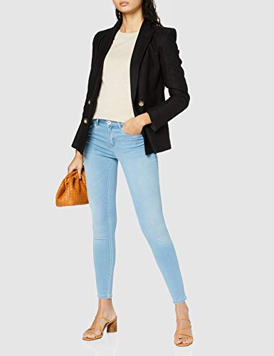 Only Onlroyal Life Reg SK Jeans BB Bj13333 Vaqueros, Azul Claro, 30 Small para Mujer