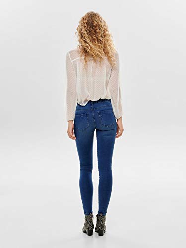 Only onlROYAL REG SKINNY JEANS PIM504 NOOS - Vaqueros Mujer, Azul (Medium Blue Denim), M (32)