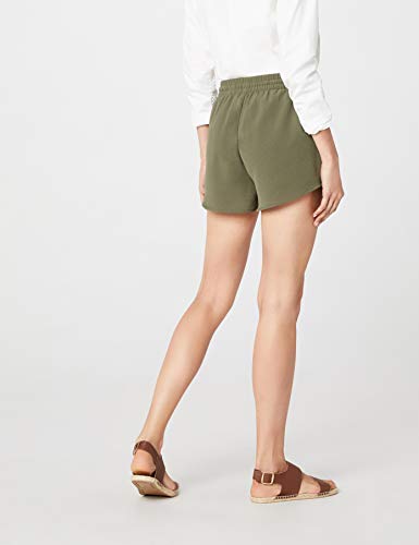 Only Onlturner Shorts Wvn Noos Pantalones Cortos, Verde (Kalamata Kalamata), 38 (Talla del Fabricante: 36) para Mujer