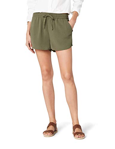 Only Onlturner Shorts Wvn Noos Pantalones Cortos, Verde (Kalamata Kalamata), 44 (Talla del Fabricante: 42) para Mujer