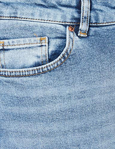 ONLY Onlveneda Life Mom Jeans Rea7452 Vaqueros, Mezclilla Azul Claro, XS/L30 para Mujer