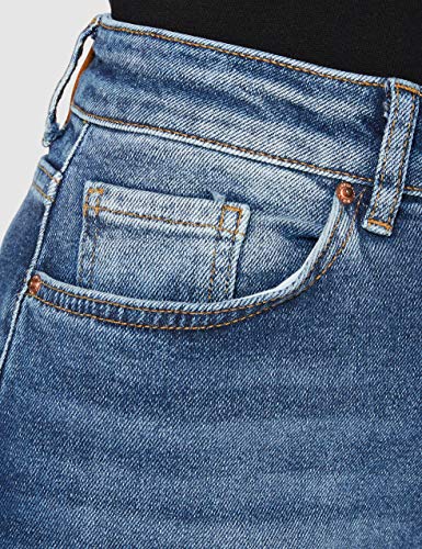 Only ONLVENEDA Life MOM Jeans REA844 Noos Pantaln, Dark Azul Denim, L para Mujer