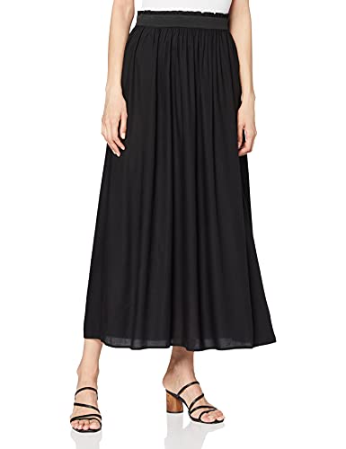 Only Onlvenedig Paperbag Long Skirt Wvn Noos Falda, Negro (Black Black), 44 (Talla del Fabricante: X-Large) para Mujer