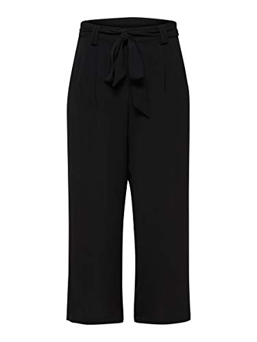 Only Onlwinner Palazzo Culotte Pant Noos Wvn Pantalones, Negro (Black Black), 38 (Talla del Fabricante: 36.0) para Mujer