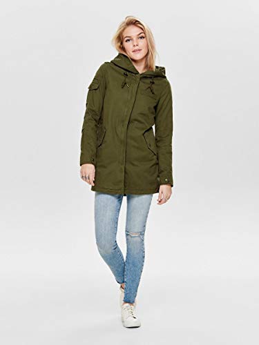 ONLY Parka de transición femenina Beech XS