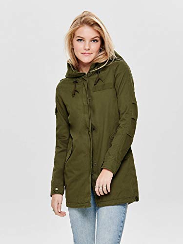ONLY Parka de transición femenina Beech XS