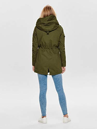 ONLY Parka de transición femenina Beech XS