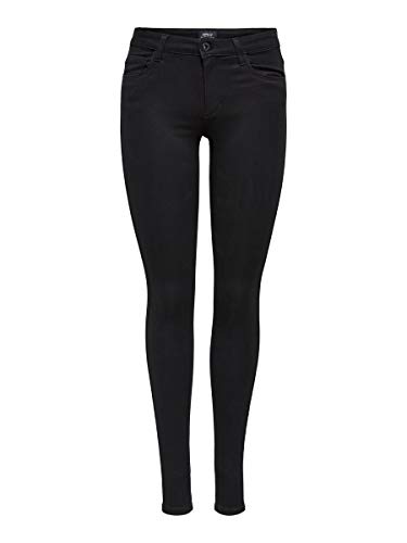 Only Royal Soft Reg Skin, Pantalones Mujer, Negro (Black C-N10), XS/34 (Talla fabricante: XS/34)