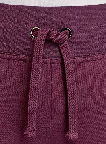 oodji Ultra Mujer Pantalones de Punto Deportivos, Morado, XXS