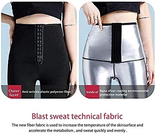 Pantalones Cortos de Sudor Caliente para Mujer, Pantalones Cortos de Neopreno para Sauna para Pérdida de Peso, Traje de Sauna para Entrenamiento, Quemador de Grasa para Los Muslos, Leggings