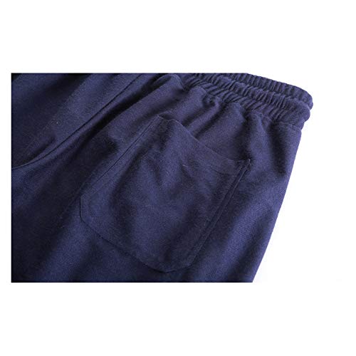 Pantalones Cortos Simple Color SóLido Suelto Multibolsillos Gran TamañO Casual Pantalones Deportivos para Hombres