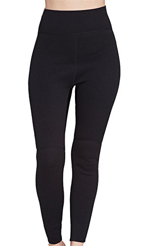 Pantalones de Neopreno de Neopreno de 2 mm para Mujer Buceo Snorkel Scuba Surf Pantalones de Canoa (Black, XL)
