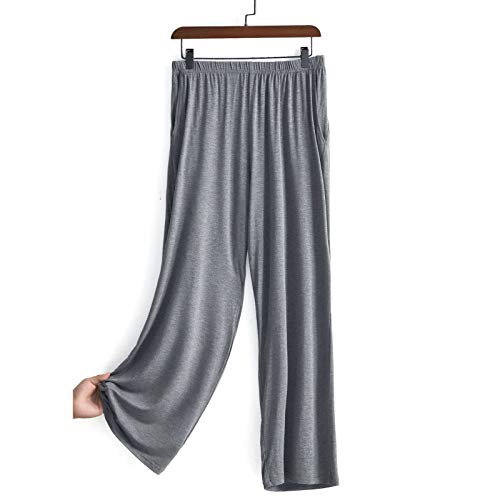 Pantalones elásticos elásticos Acampanados de Pierna Ancha para Mujer Pantalones de Color sólido de Talla Grande Pantalones de Ocio Diarios Micro Plisados de Cintura Alta XXL