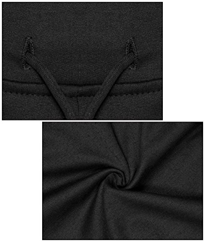 Pantalones Mujer Vaqueros Agujeros Talle Alto Flacos Rasgados con Las Rodillas Moda (Small, Negro)
