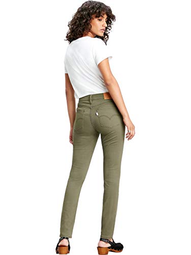 Pantalones vaqueros Levis® 311 Shaping Plus Skinny Fit – Verde – Olive Night W25-W34 54% algodón moldeador Olive Night (0197) 29W x 30L