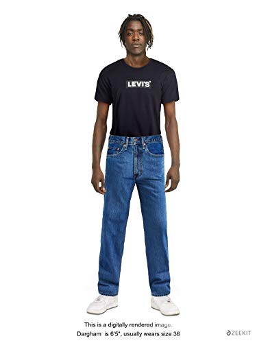 Pantalones vaqueros Levi's 550, para hombre, ajuste ancho, grande y alto - Azul - 54W x 32L