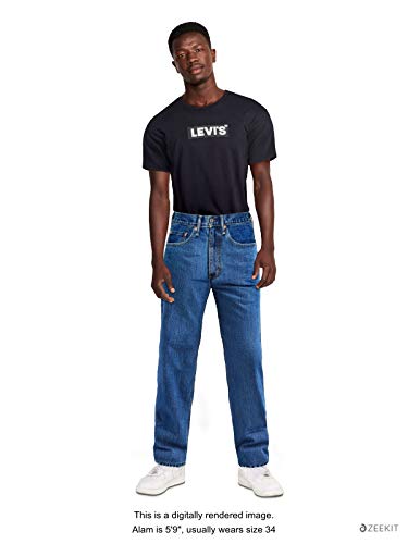 Pantalones vaqueros Levi's 550, para hombre, ajuste ancho, grande y alto - Azul - 54W x 32L