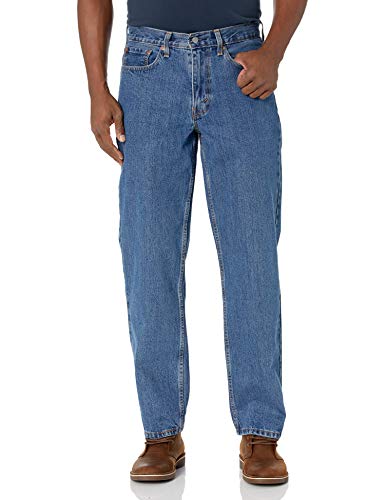 Pantalones vaqueros Levi's 550, para hombre, ajuste ancho, grande y alto - Azul - 54W x 32L