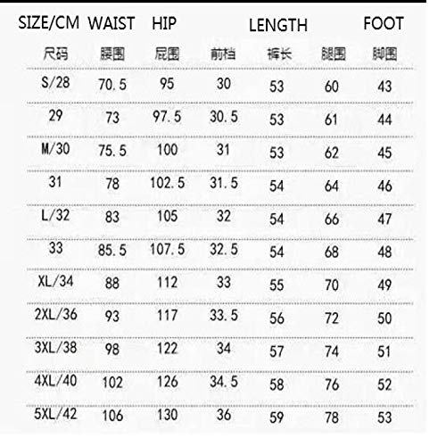 Pantalones Vaqueros para Hombre Primavera cordón Cintura elástica Vaqueros Sueltos Hip-Hop Casual Harem Jeans XXL