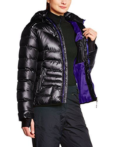 Peak Mountain Alpine/yl - Chaqueta de esquí para Mujer, Color Negro, Talla FR : L (Talla Fabricante : 3)