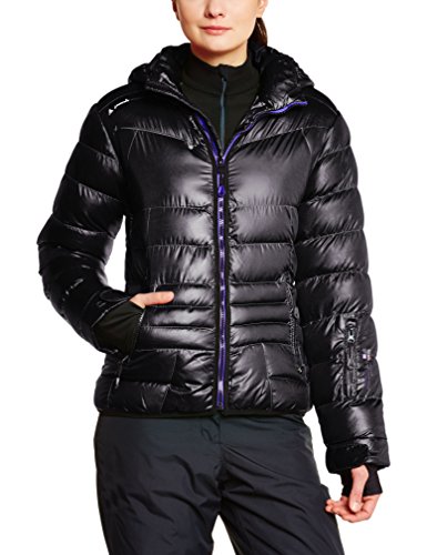 Peak Mountain Alpine/yl - Chaqueta de esquí para Mujer, Color Negro, Talla FR : L (Talla Fabricante : 3)