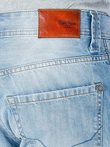 Pepe Jeans Cash Short Jean slim, Azul (Medium Used Denim Gq3), W29 para Hombre