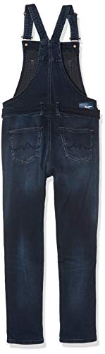 Pepe Jeans Chalk Bowie Pantalones de Peto, (10oz Dark Used True Blue Od Bleu Denim 000), 2 años para Niñas