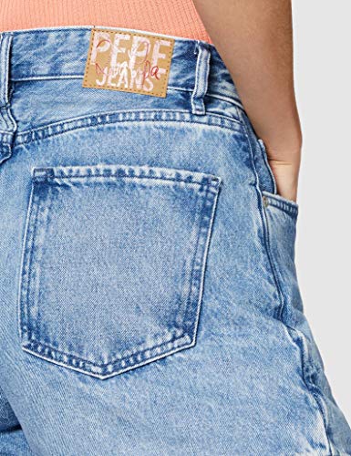 Pepe Jeans DUA Short Bañador, Azul (Denim 000), 36 (Talla del Fabricante: 26) para Mujer
