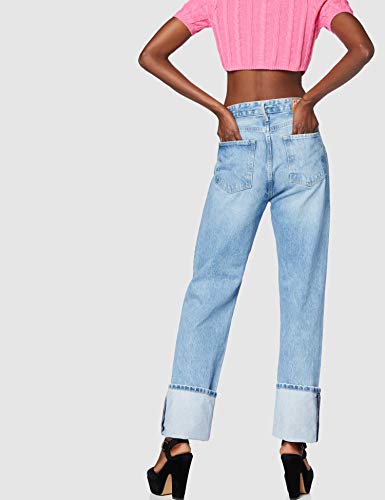 Pepe Jeans DUA Vaqueros Straight, Azul (Denim 000), W44/L30 (Talla del Fabricante: 34) para Mujer