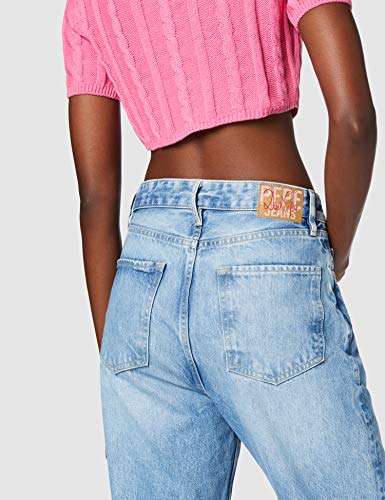 Pepe Jeans DUA Vaqueros Straight, Azul (Denim 000), W44/L30 (Talla del Fabricante: 34) para Mujer