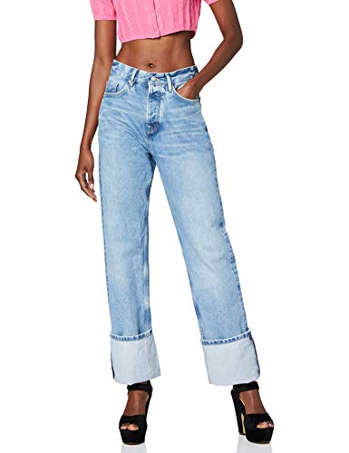 Pepe Jeans DUA Vaqueros Straight, Azul (Denim 000), W44/L30 (Talla del Fabricante: 34) para Mujer