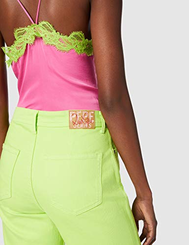 Pepe Jeans Elektra Pantalones, Verde (Lima 639), 48W / 34L para Mujer