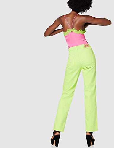 Pepe Jeans Elektra Pantalones, Verde (Lima 639), 48W / 34L para Mujer