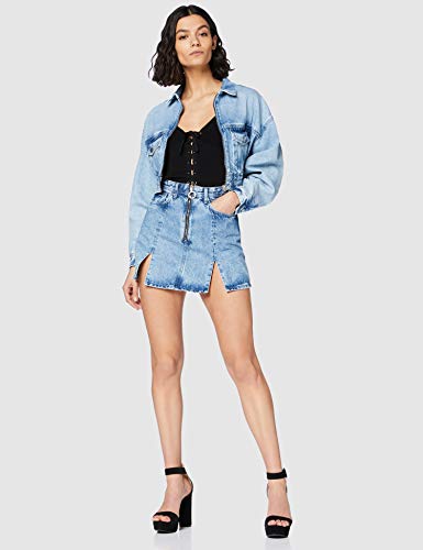 Pepe Jeans Emilia Falda, Azul (Denim 000), X-Small para Mujer
