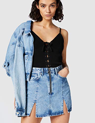 Pepe Jeans Emilia Falda, Azul (Denim 000), X-Small para Mujer