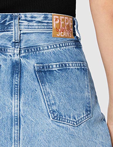 Pepe Jeans Emilia Falda, Azul (Denim 000), X-Small para Mujer