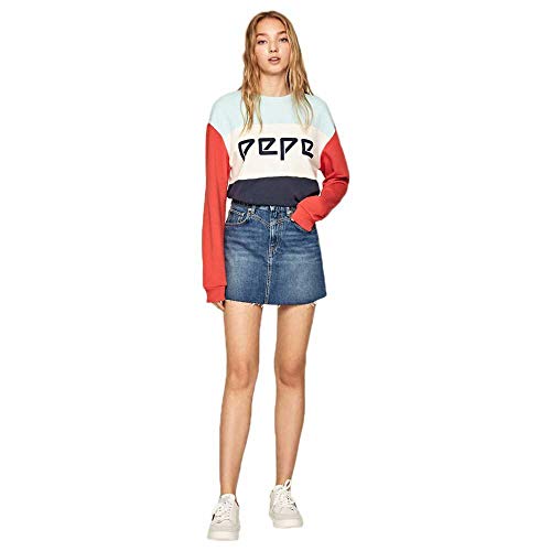 Pepe Jeans -Falda Vaquera PL900877HD3 000 Denim Rachel Skirt- Falda para Mujer/Chica (M)
