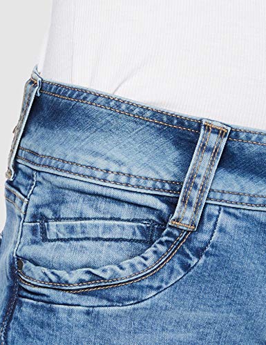 Pepe Jeans Gen PL Vaqueros straight, Azul (Denim MF), 29W/30L para Mujer
