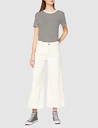 Pepe Jeans Groove Ecru Vaqueros evasé, Blanco (Denim 000), W27/L30 (Talla del Fabricante: 27) para Mujer