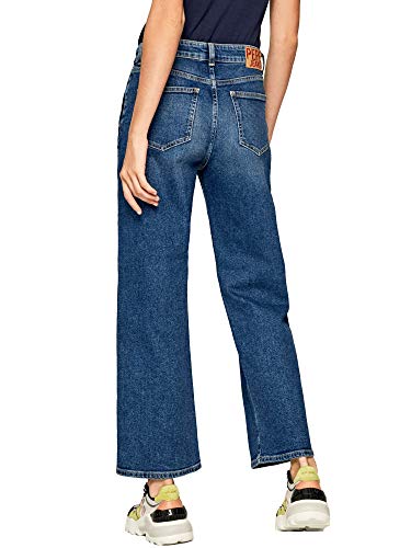 Pepe Jeans Ivory Vaqueros Straight, Azul (Denim 000), W34/L30 (Talla del Fabricante: 34) para Mujer