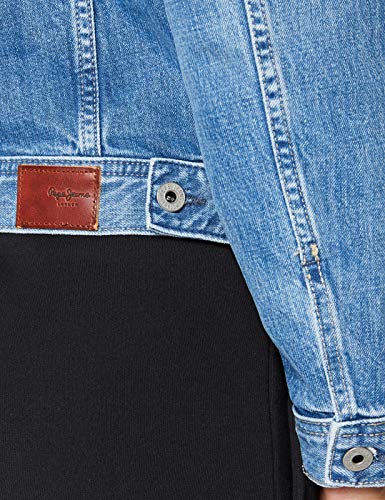 Pepe Jeans Rose Jacket Chaqueta Vaquera, Azul (Denim 000), X-Large para Mujer