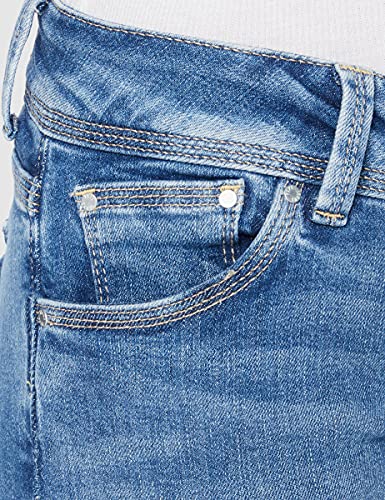 Pepe Jeans Saturn Jeans, Azul (Medium Used Wiser Wash Denim Wz3), 24W / 32L para Mujer