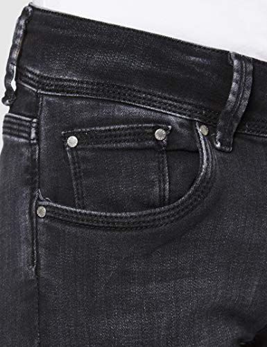 Pepe Jeans Saturn PL201660 Vaqueros Straight, Negro (Black Wiser Wash Denim Wv9), W31/L32 para Mujer